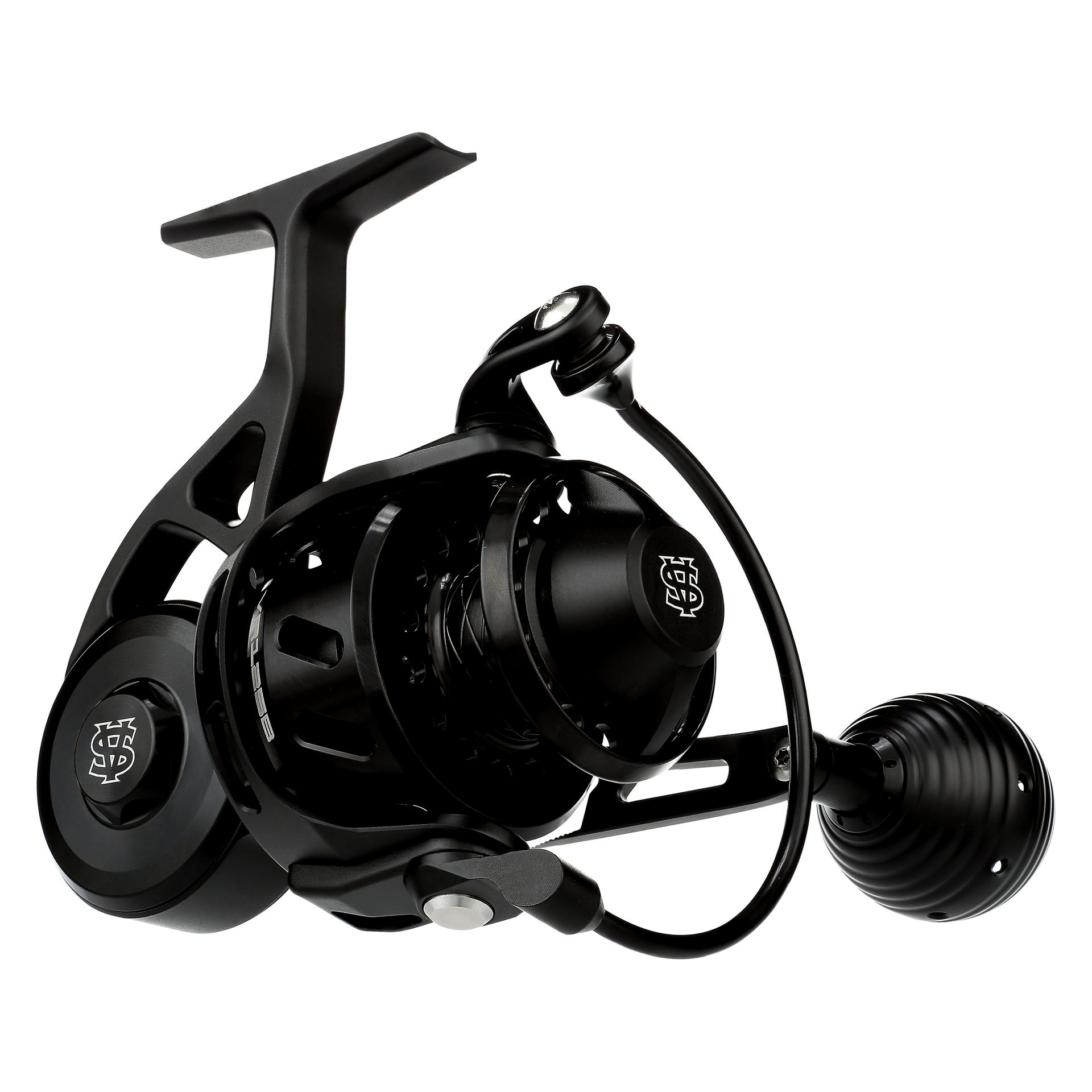 VR Bailed Black Spinning Reel