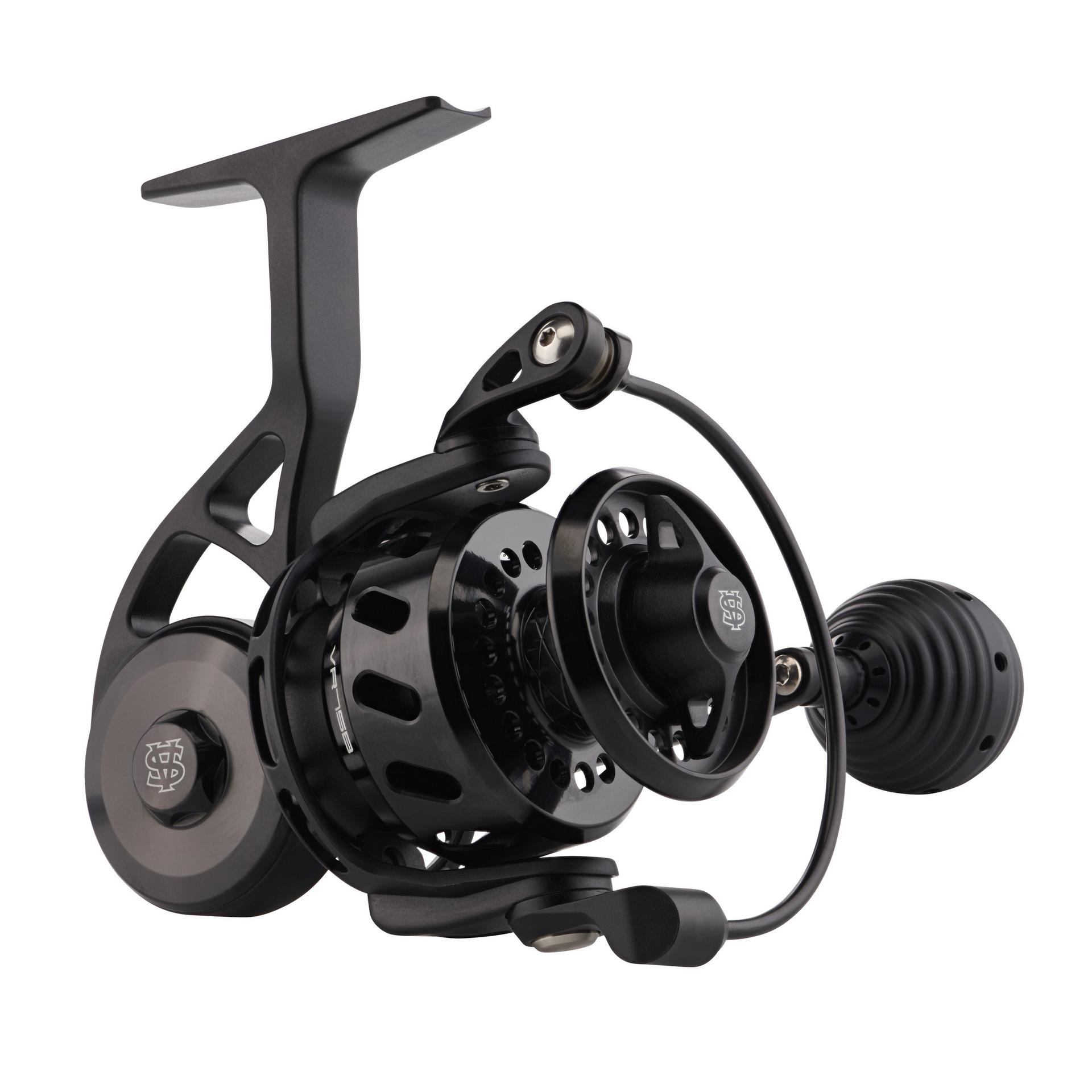 VR Bailed Black Spinning Reel