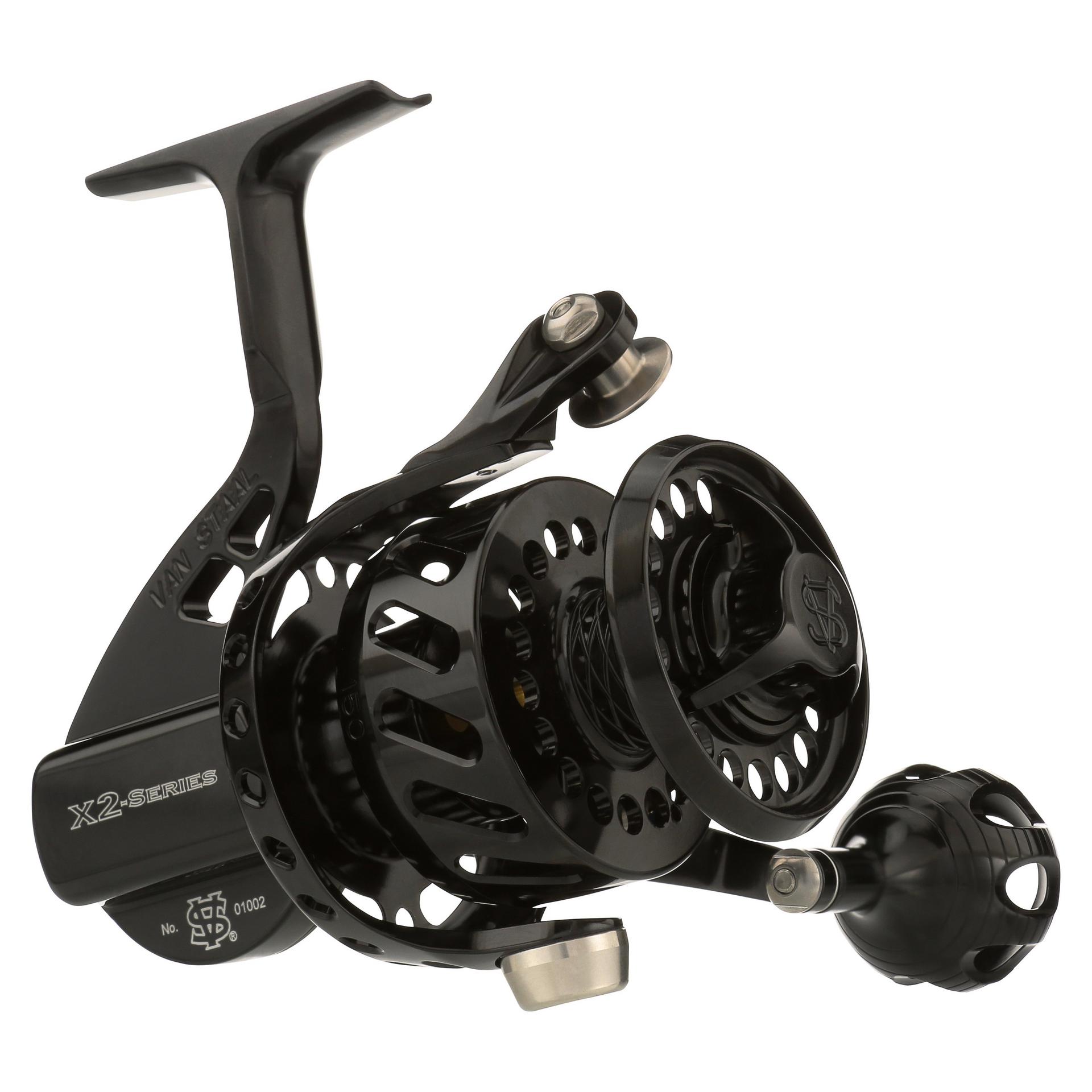 black shimano reel Van Staal Bail-less Spinning Reel - Black