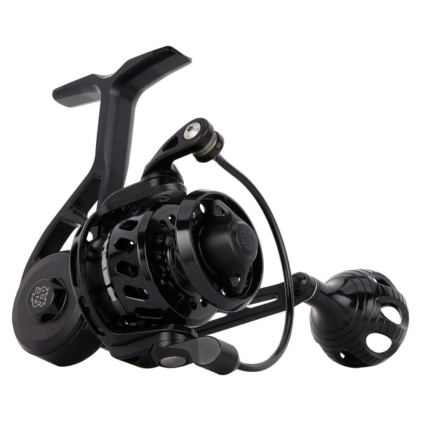 +fishing +reels Van Staal VRII151B Black VR Bailed Spinning Reel Custom Handles – The Color:Pumpkin Black Green The color pattern on slide bait