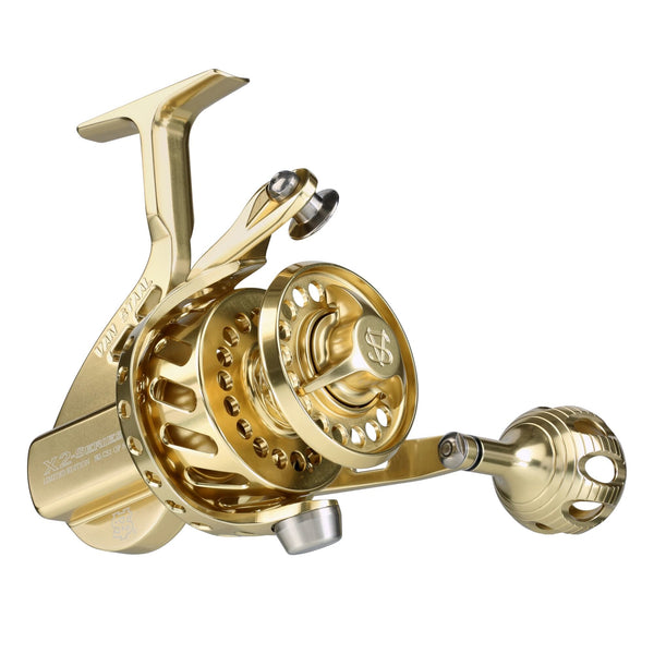 cheap gold fishing reels NO 4XG The capacious spool LE Gold VSX2 Bail-less Spinning