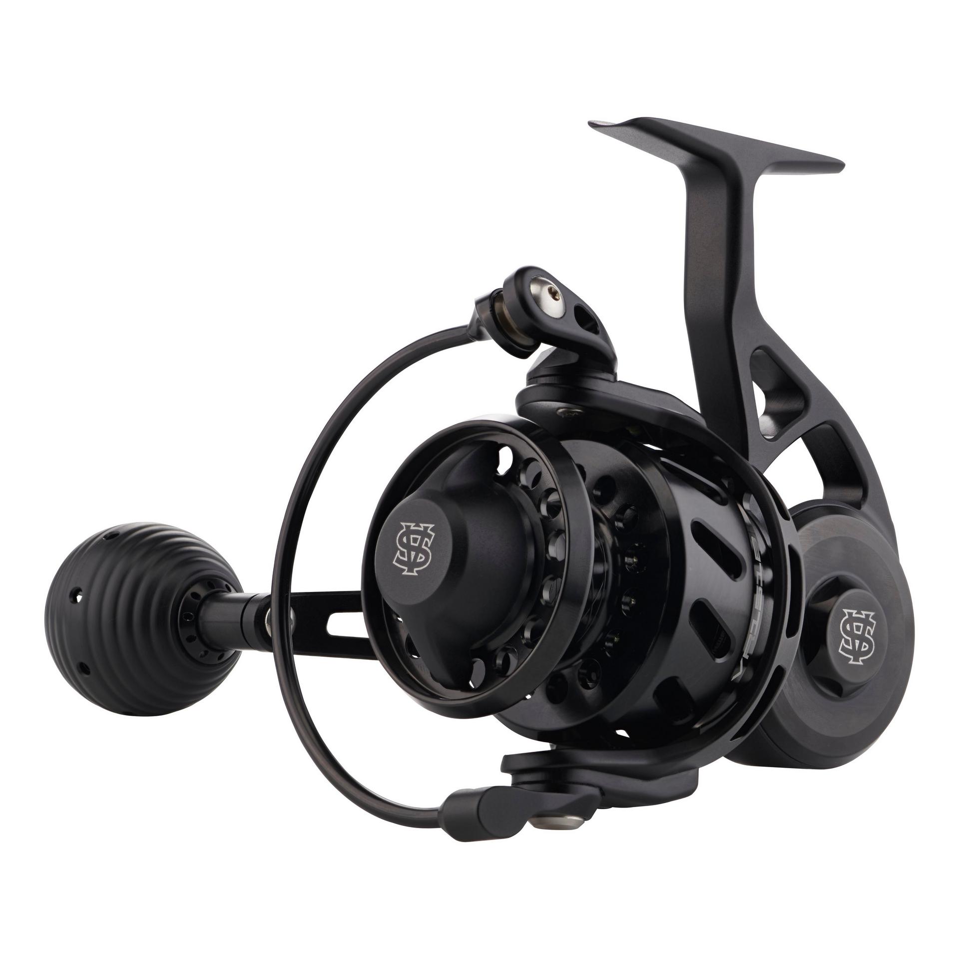 VR Bailed Black Spinning Reel